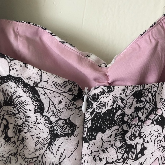 NWT Sugar Thrillz Floral Babydoll Dress - Picture 6 of 7